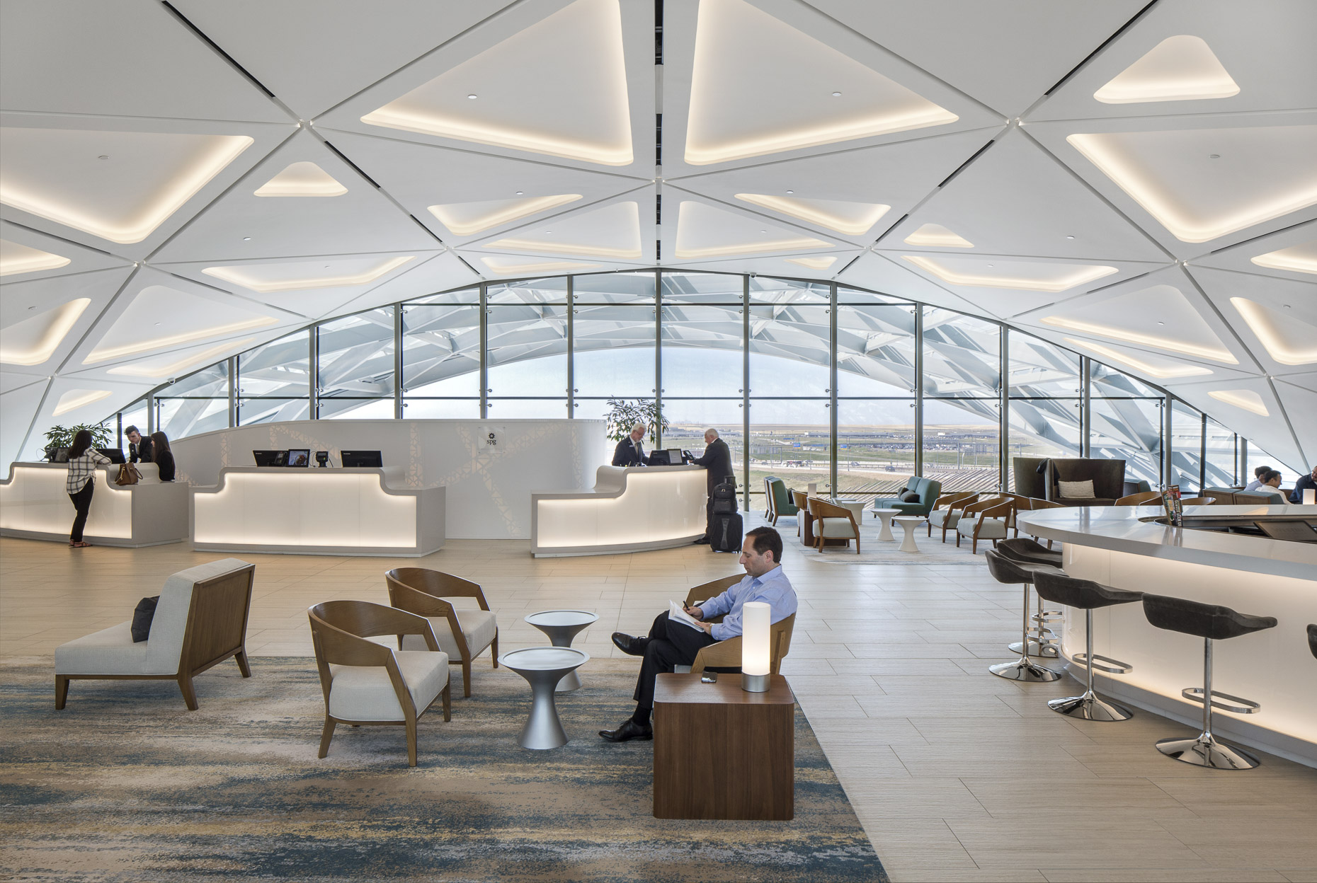 Westin Denver International Airport by HNTB photographed by Brad Feinknopf based in Columbus, Ohio