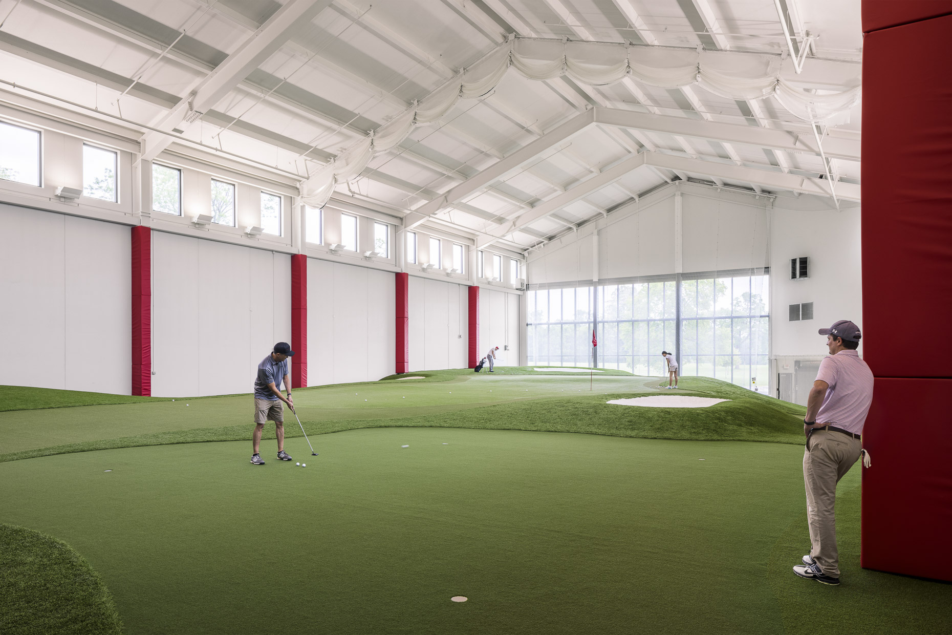 OSU Jane and Walt Dennis Golf Performance Center by GBBN photographed by Brad Feinknopf based in Columbus, Ohio