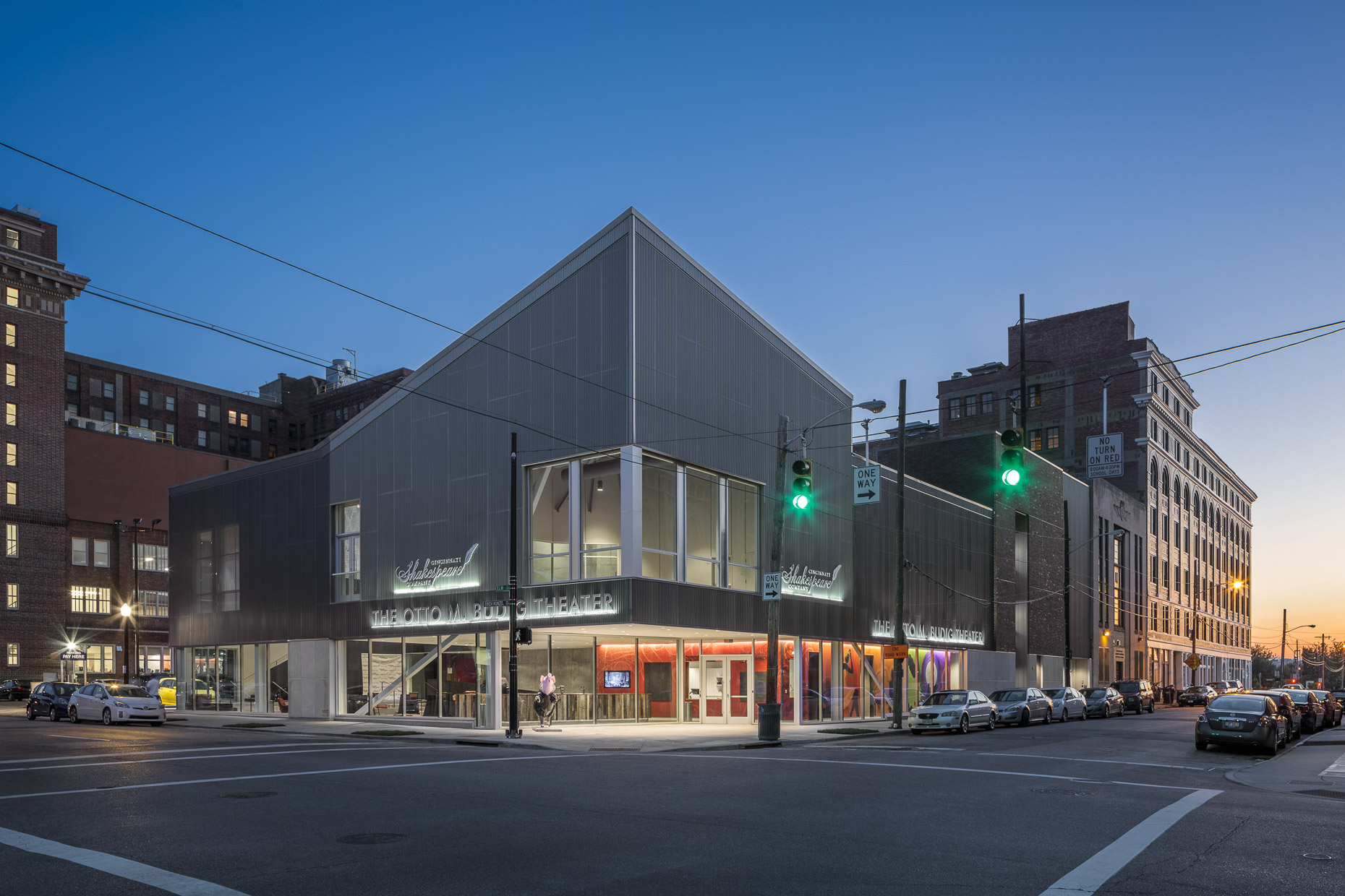 Cincinnati Shakespeare Company Otto M Budig Theater by GBBN photographed by Brad Feinknopf based in Columbus, Ohio
