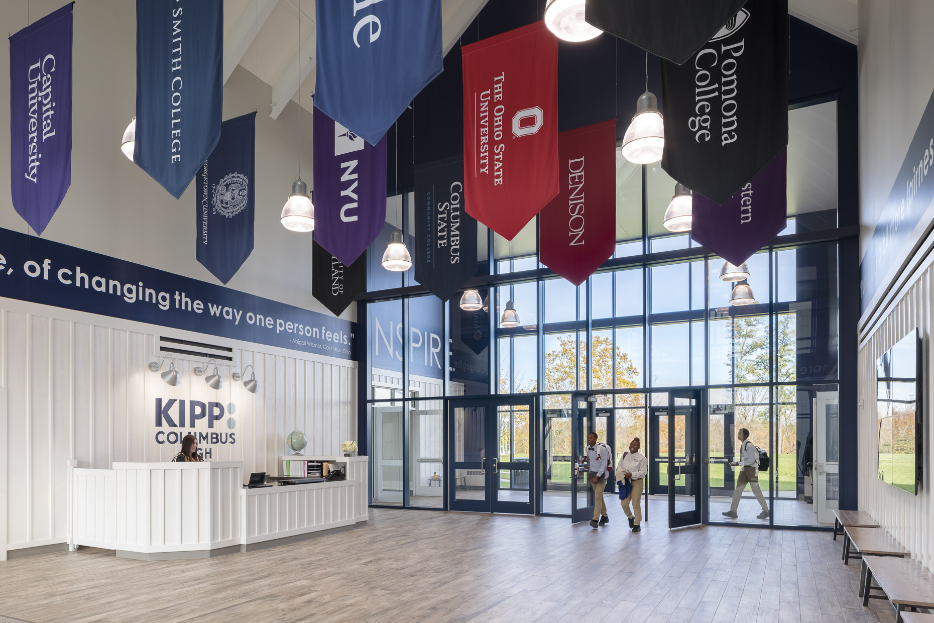 KIPP Columbus Charter School by Moody Nolan photographed by Brad Feinknopf based in Columbus, Ohio