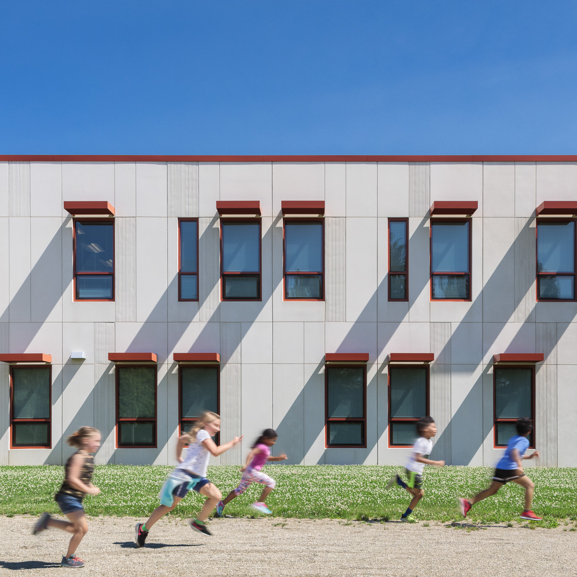 Columbus Spanish Immersion Academy by Design Group photographed by Brad Feinknopf based in Columbus, Ohio