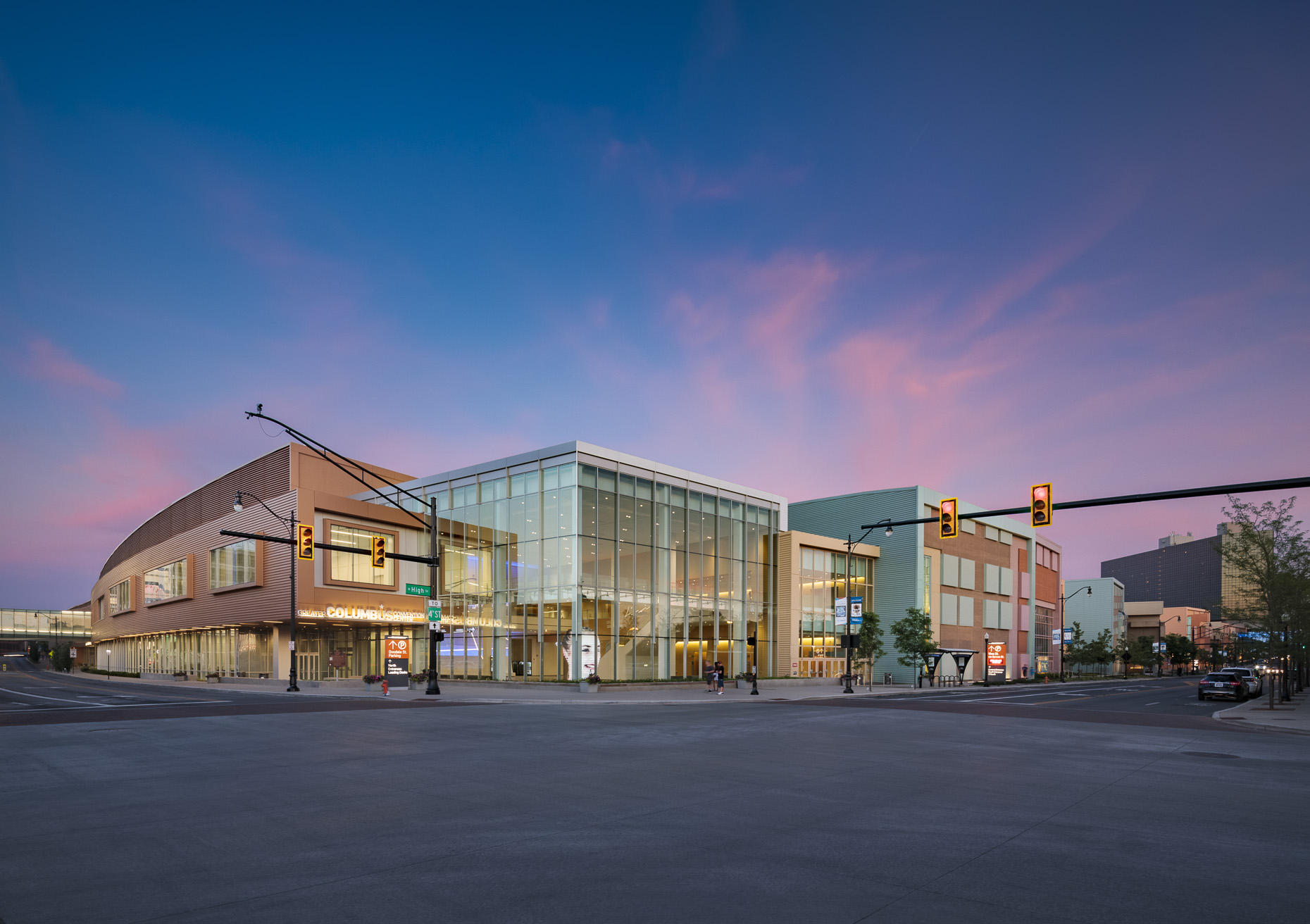 Greater Columbus Convention Center Renovation & Addition by photographed by Brad Feinknopf based in Columbus, Ohio
