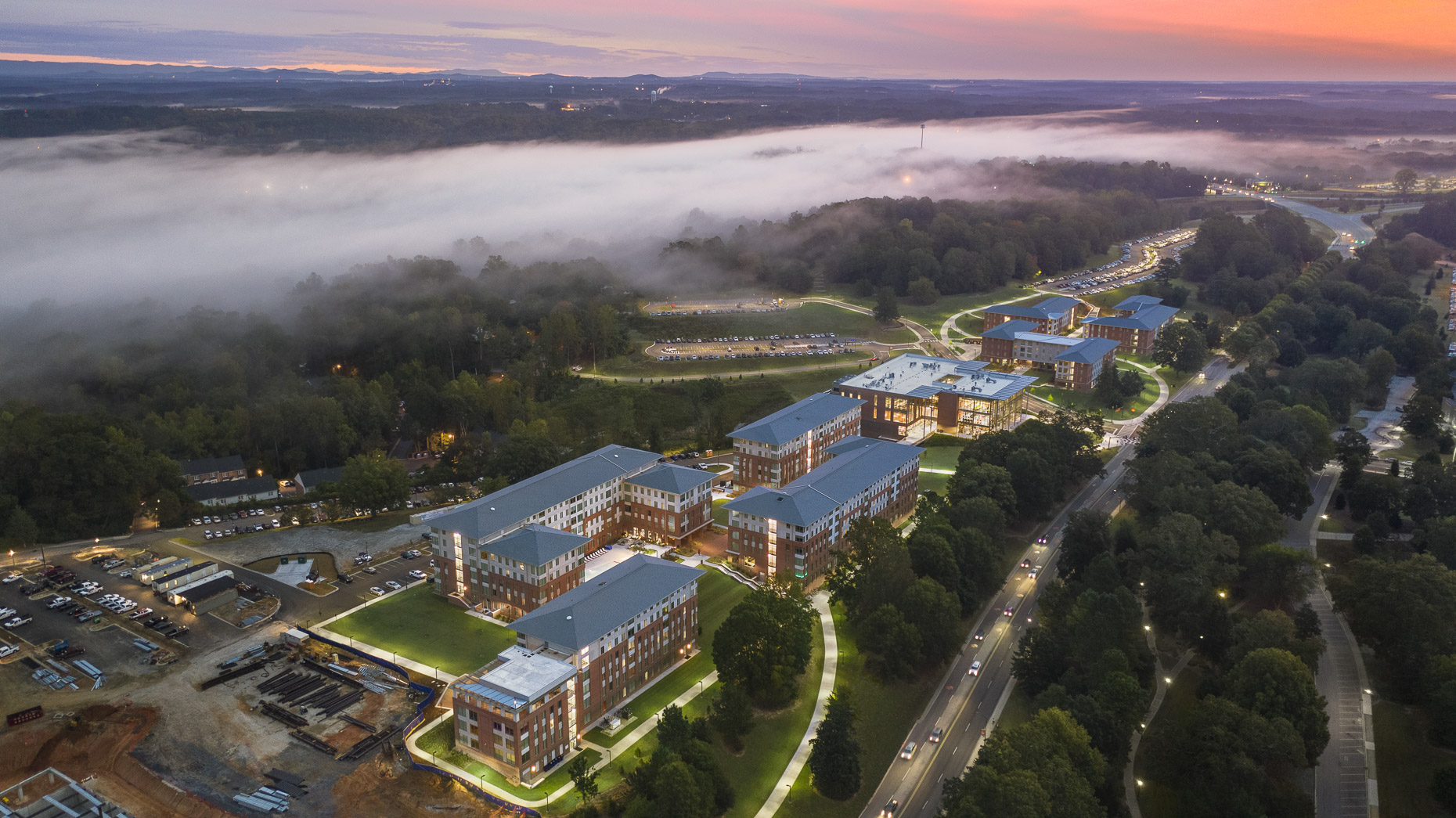 Clemson University Douthit Hills by Ayers Saint Gross photographed by Brad Feinknopf based in Columbus, Ohio