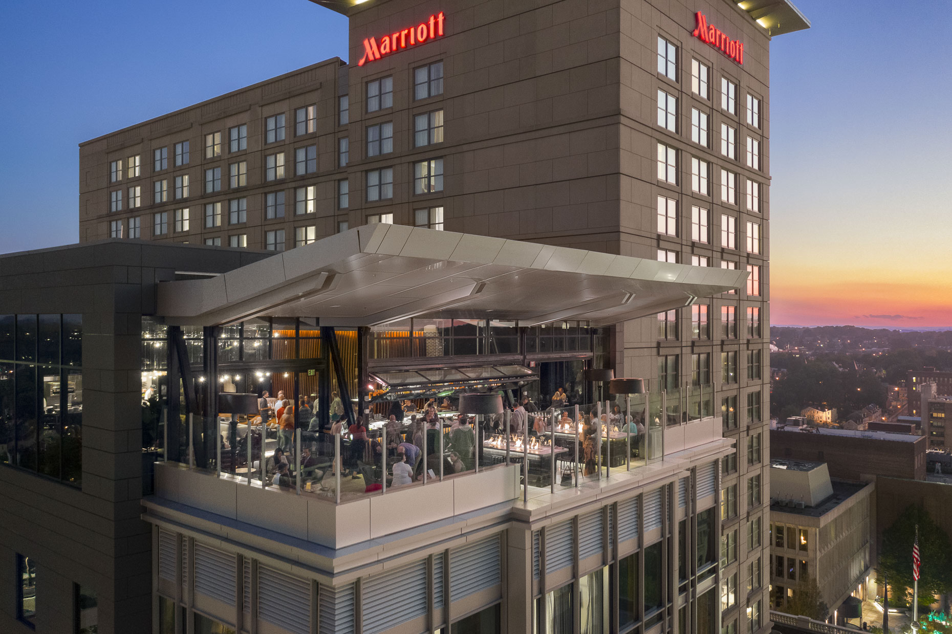 Lancaster Marriott at Penn Square by Cooper Carry photographed by Brad Feinknopf based in Columbus, Ohio