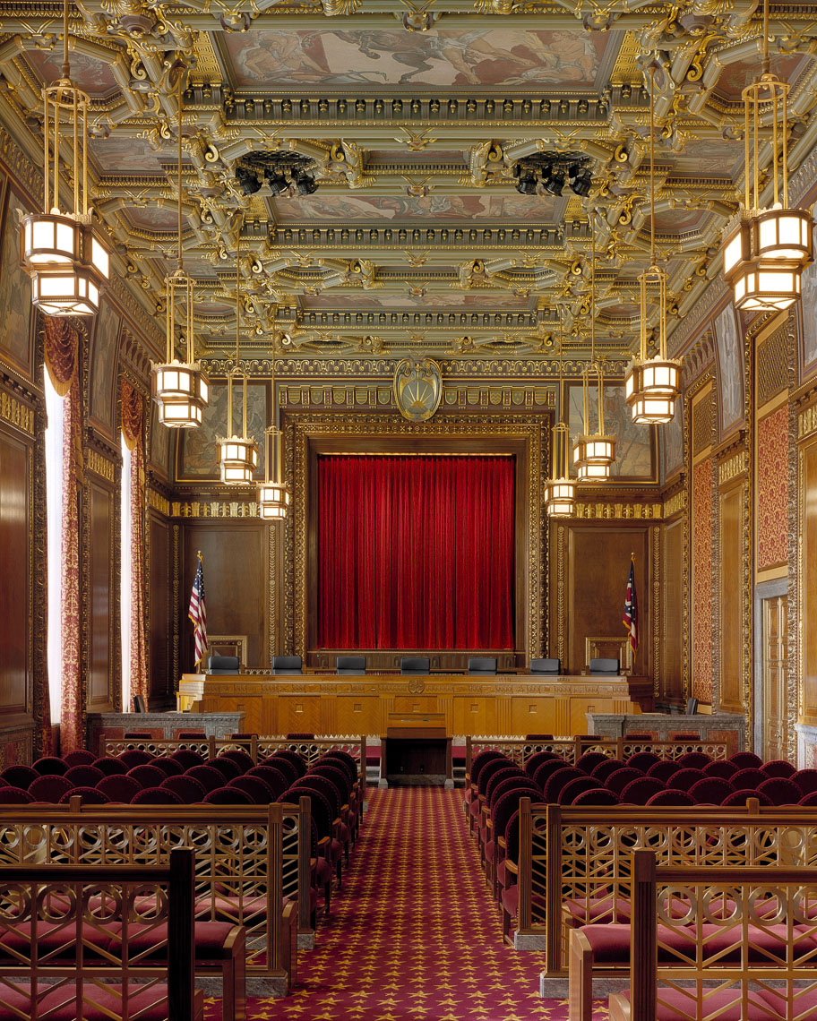 Ohio Supreme Court by Schooley Caldwell Associates photographed by Brad Feinknopf based in Columbus, Ohio