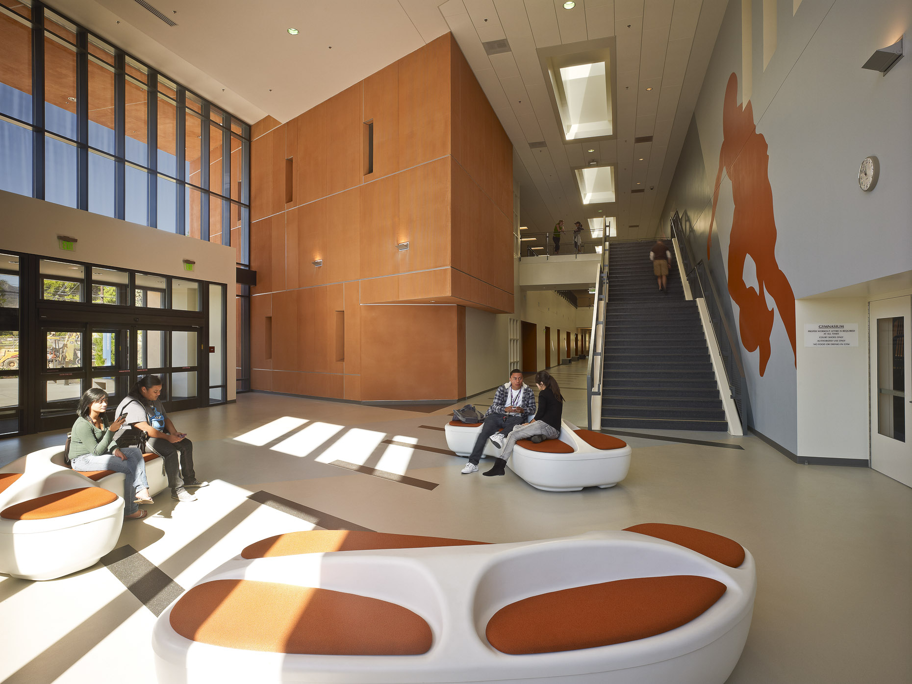 Mission College Student Recreation Center by Cannon Design photographed by Brad Feinknopf based in Columbus, Ohio