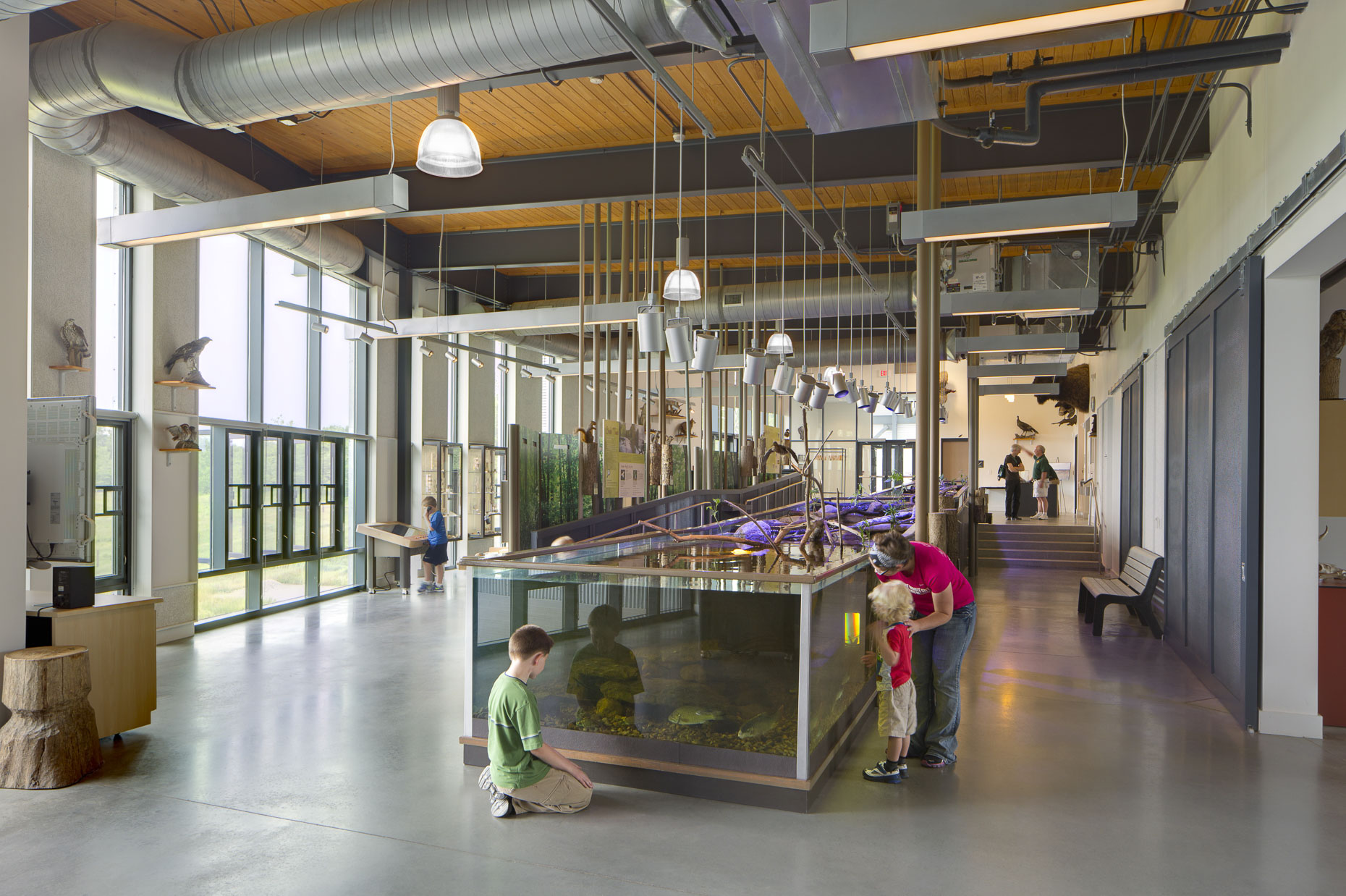 Battelle-Darby Creek Nature Center by DesignGroup photographed by BRad Feinknopf based in Columbus, Ohio