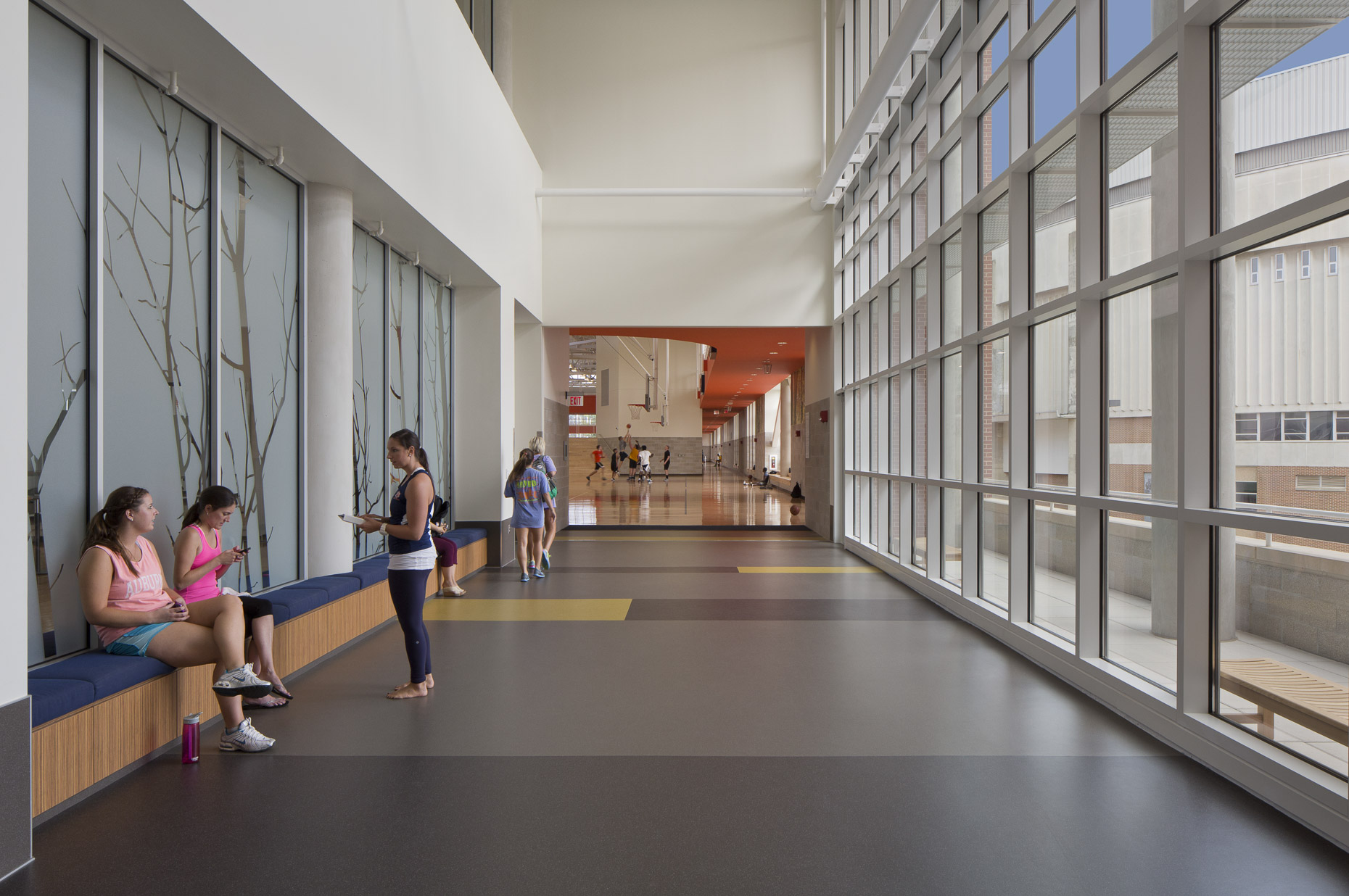 AU Recreation & Wellness Center by HOK photographed by Brad Feinknopf based in Columbus, Ohio