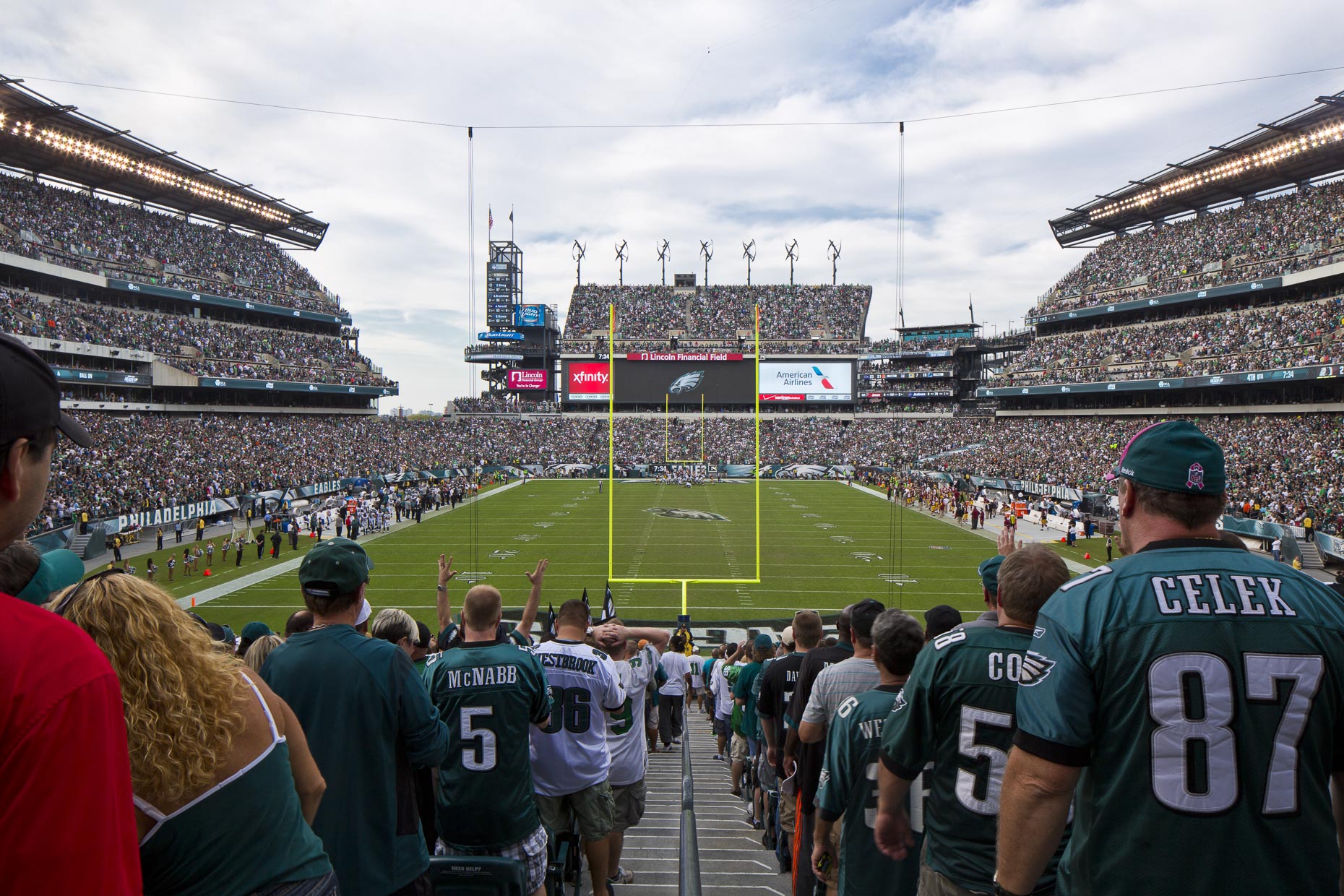 Philadelphia Eagles Lincoln Financial Field Renovation by Gensler photographed by Brad Feinknopf based in Columbus, Ohio