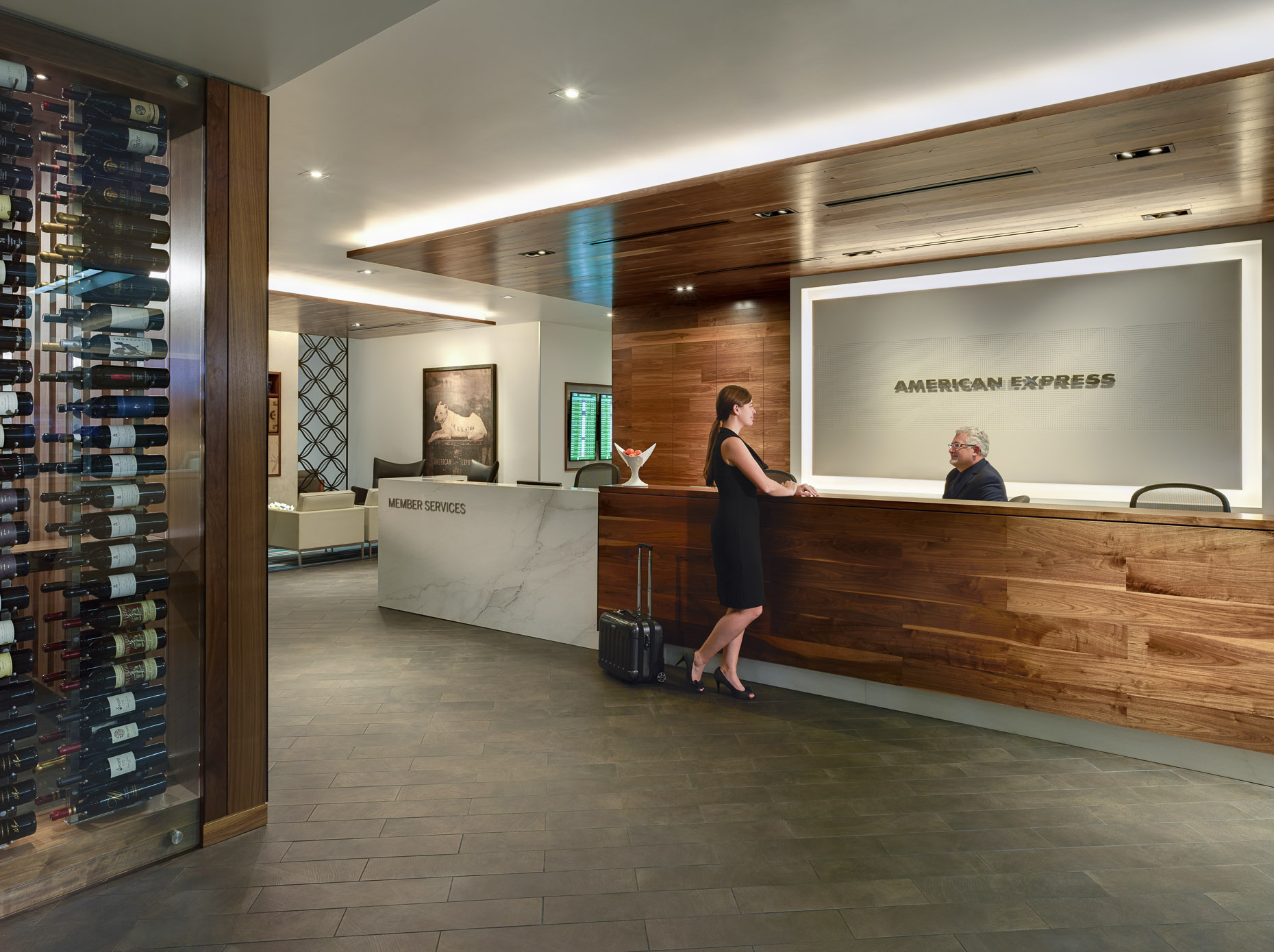 The Centurion Lounge SFO by American Express; Photographed by Brad Feinknopf, Owner/Principal Photographer