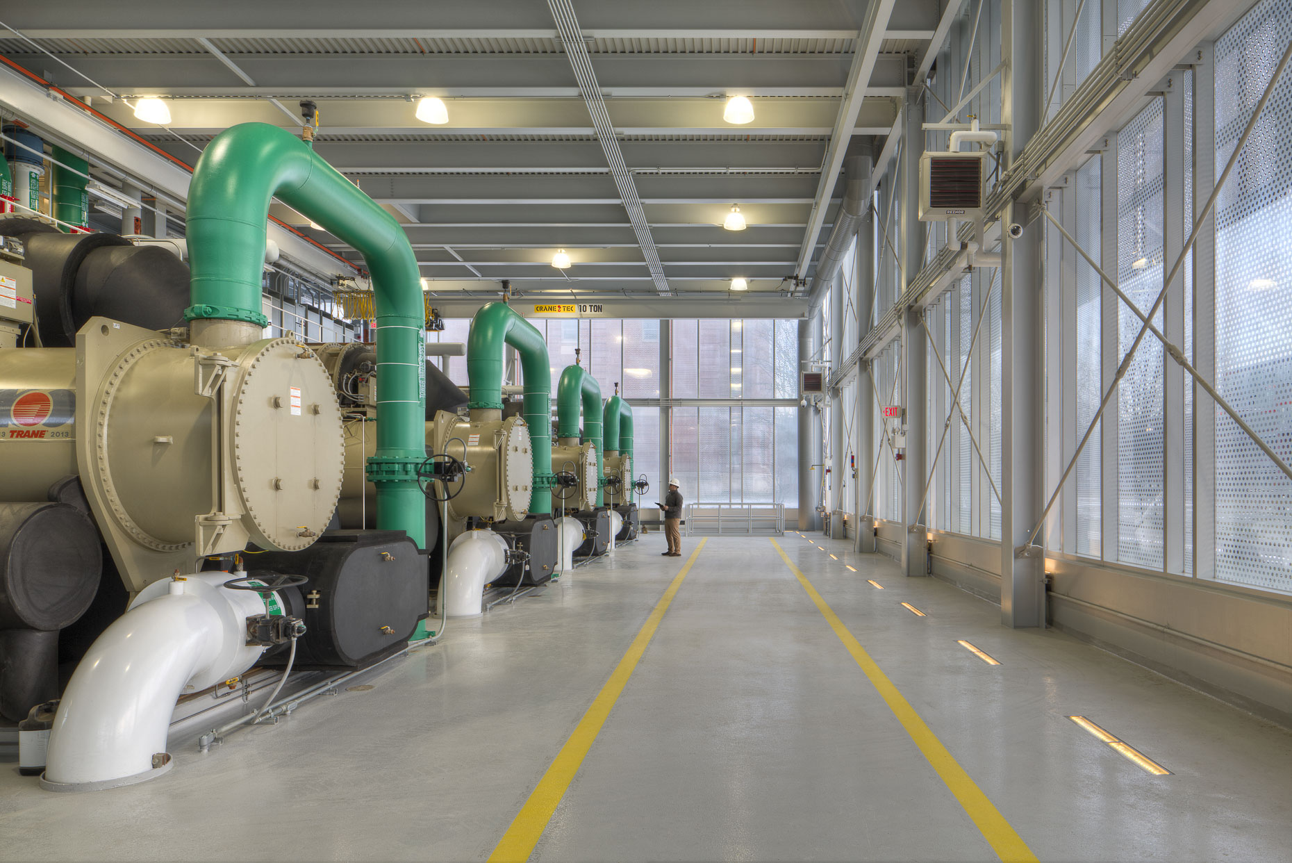 OSU East Regional Chiller Plant Leers Weinzapfel Associates photographed by Brad Feinknopf based in Columbus, Ohio