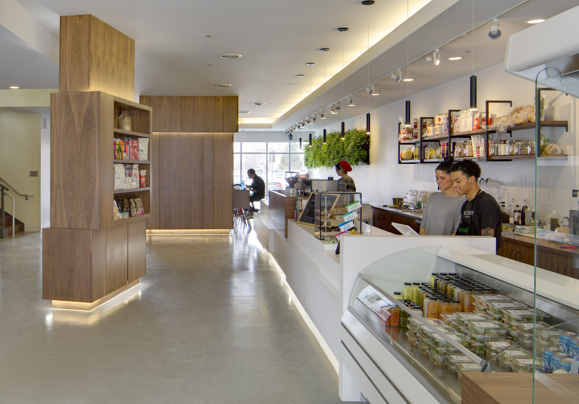 Alchemy Juice Bar & Cafe by Tim Lai Architect photographed by Brad Feinknopf based in Columbus, Ohio