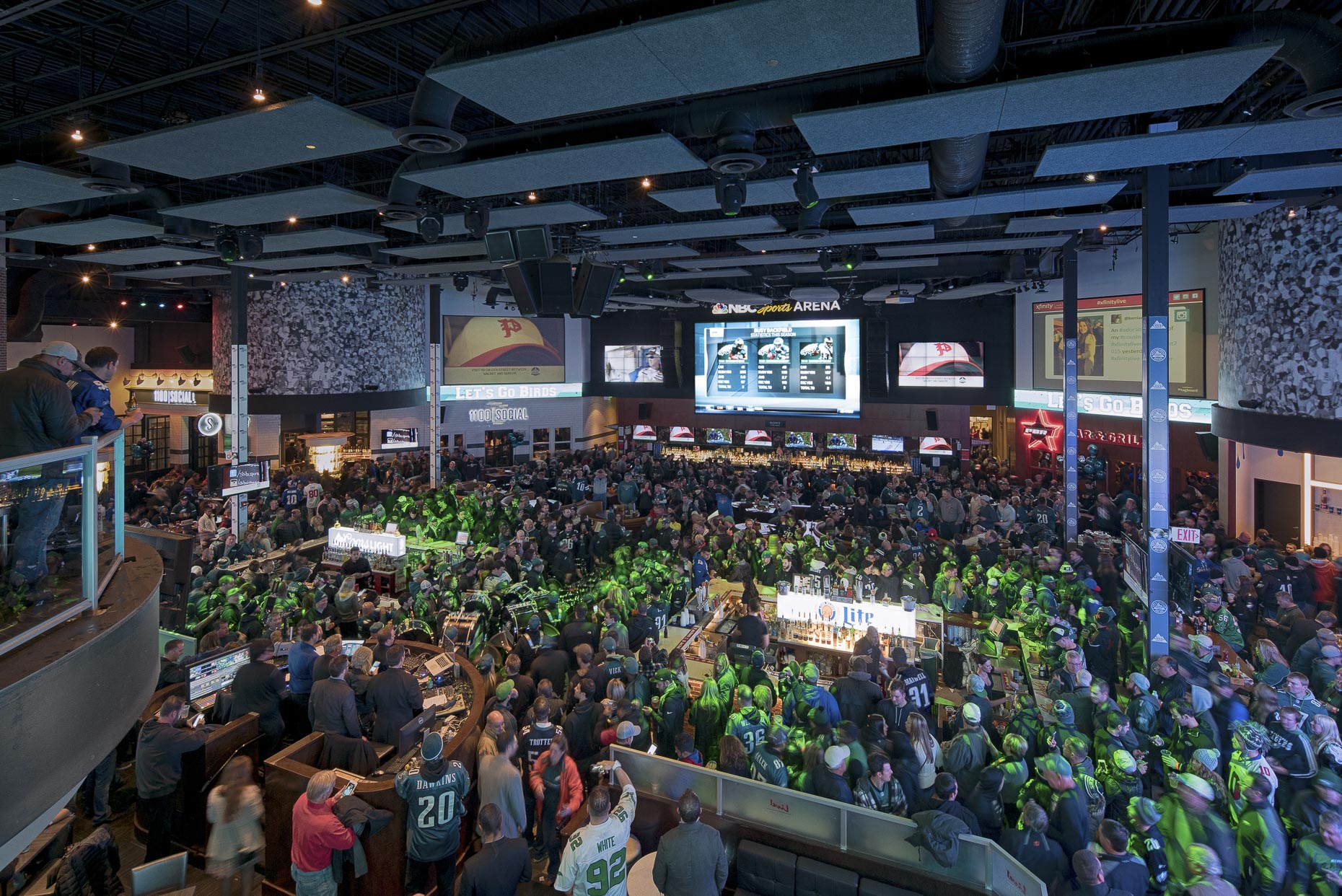 XFinityLive! Philadelphia by FRCH Design Worldwide photographed by Lauren K Davis based in Columbus, Ohio