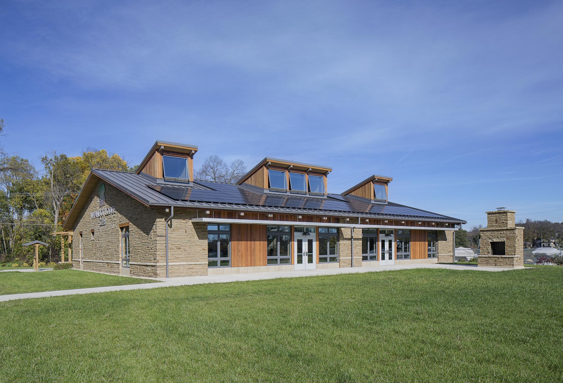 Columbus Recreation & Parks Wyandot Lodge by M+A Architects photographed by Lauren K Davis based in Columbus, Ohio