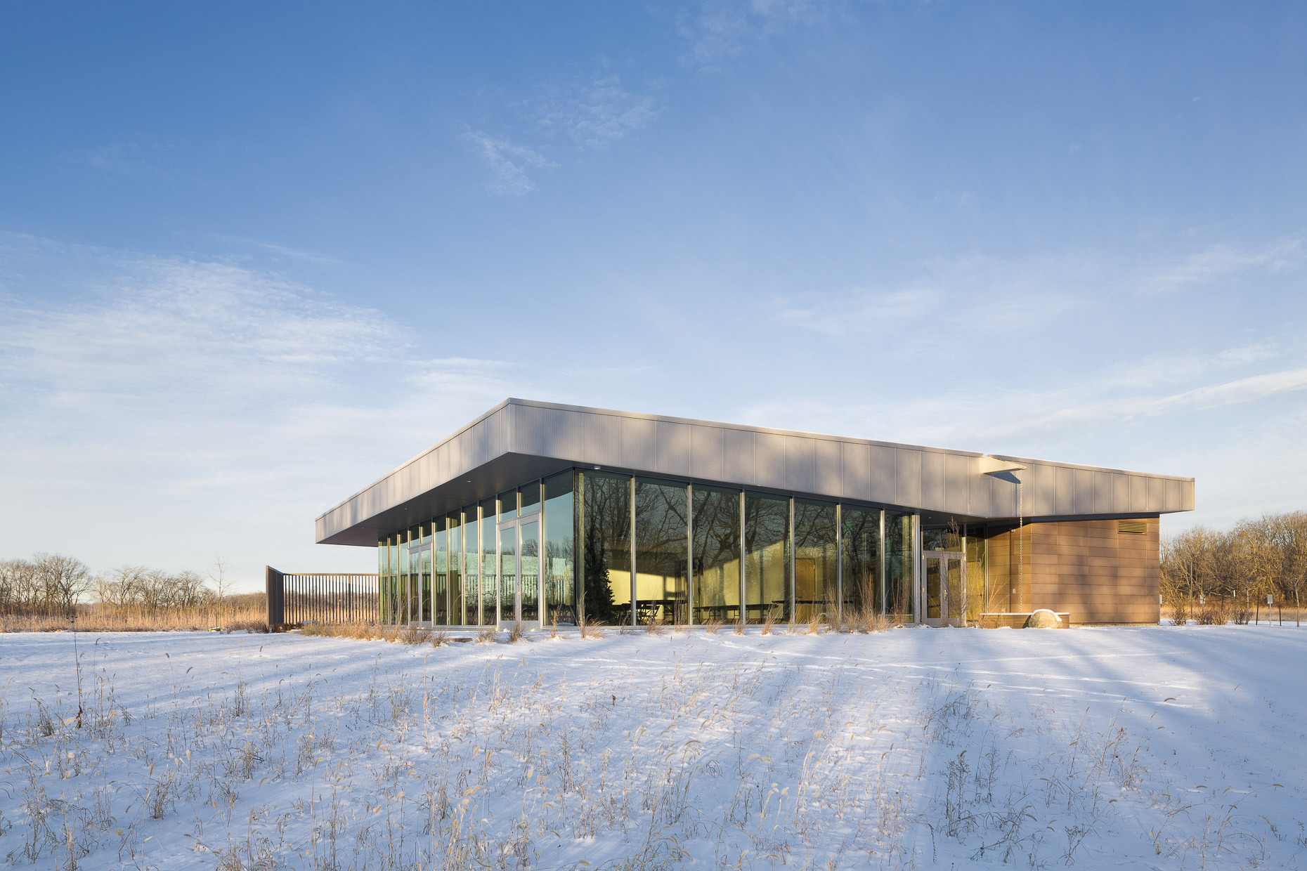 The Grove Lodge at Scioto Grove Metro Park by Paros Architecture & Design photographed by Lauren K Davis based in Columbus, Ohio